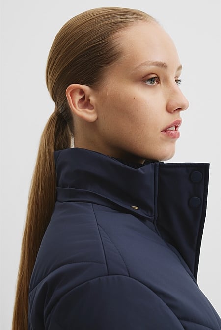 Longline Puffer Coat