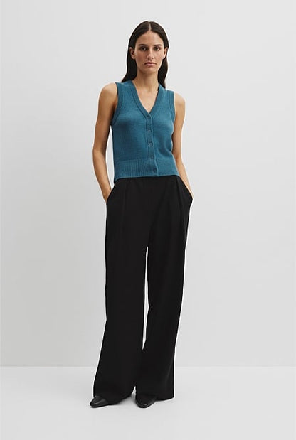 Cotton Cash Knit Vest