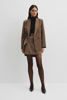 Pinstripe Skirt