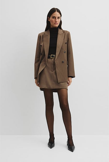 Pinstripe Skirt
