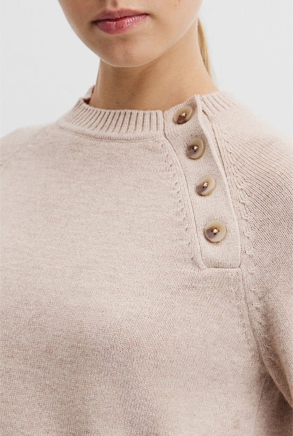 Button Neck Knit