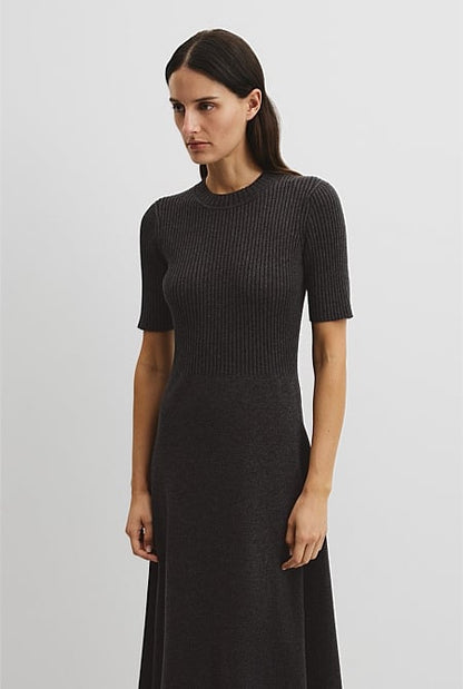 Compact Knit Midi Dress