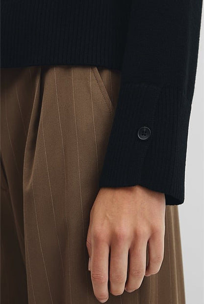 Button Neck Knit