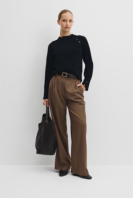 Button Neck Knit