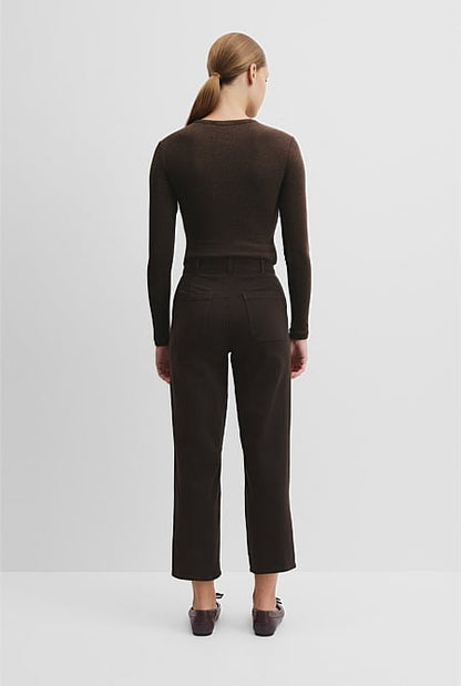 Crop Curve Jean