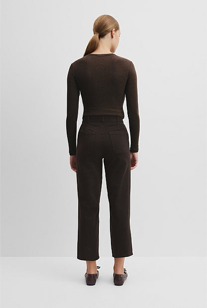 Crop Curve Jean