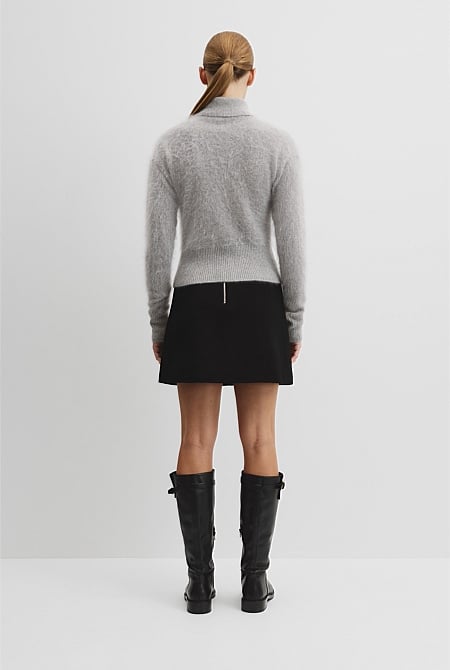 Cashmere Roll Neck Knit
