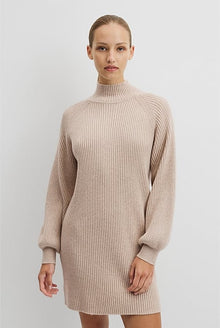Australian Cotton Blend Knit Mini Dress