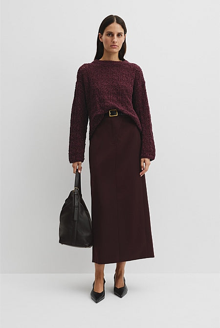 Boucle Lace Knit