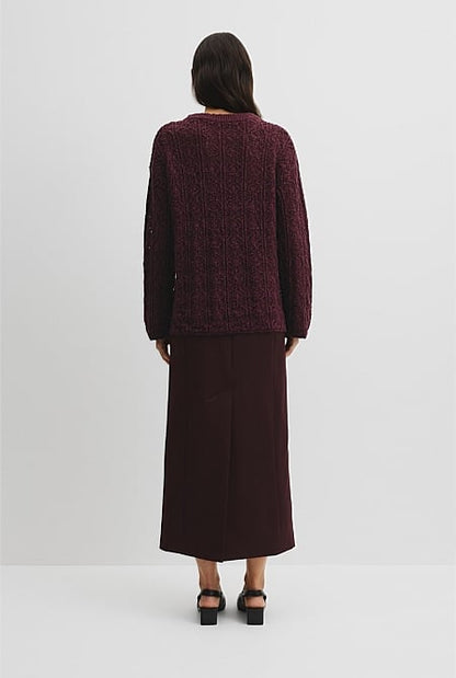 Boucle Lace Knit