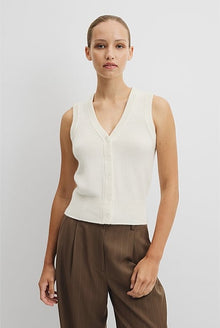 Cotton Cash Knit Vest