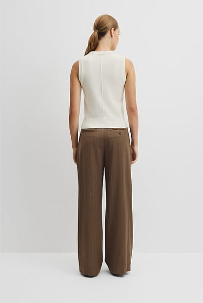 Cotton Cash Knit Vest