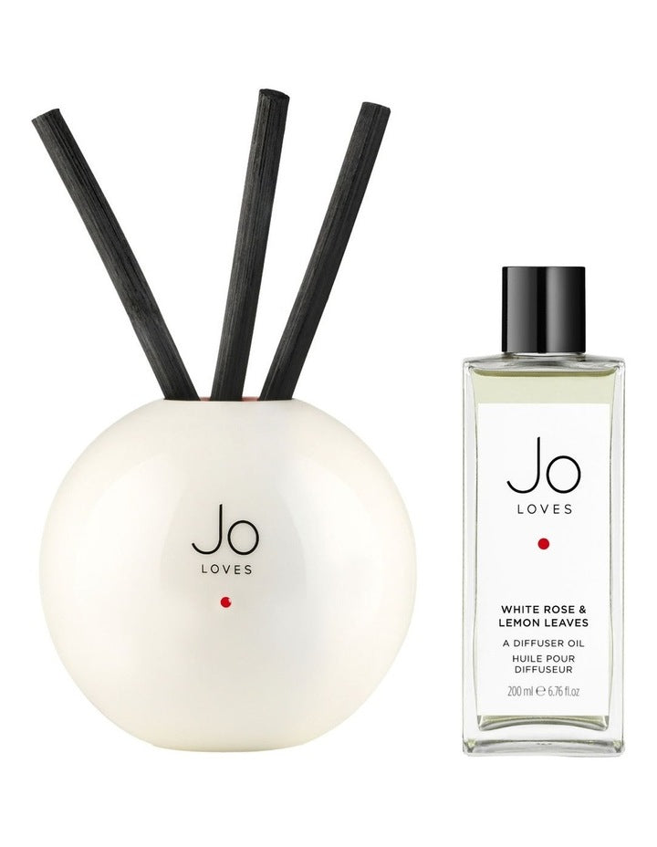 White Rose & Lemon Leaves Diffuser 200ml