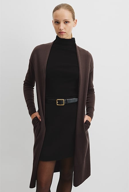 Lightweight Merino Longline Cardigan