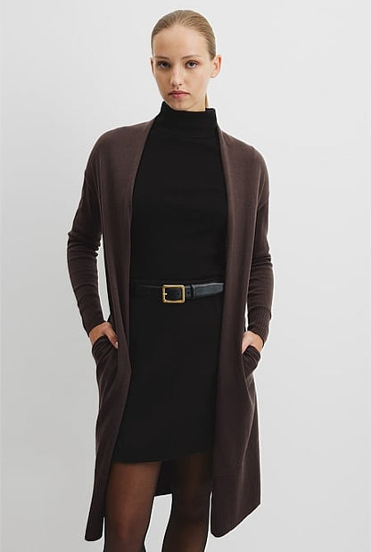 Lightweight Merino Longline Cardigan