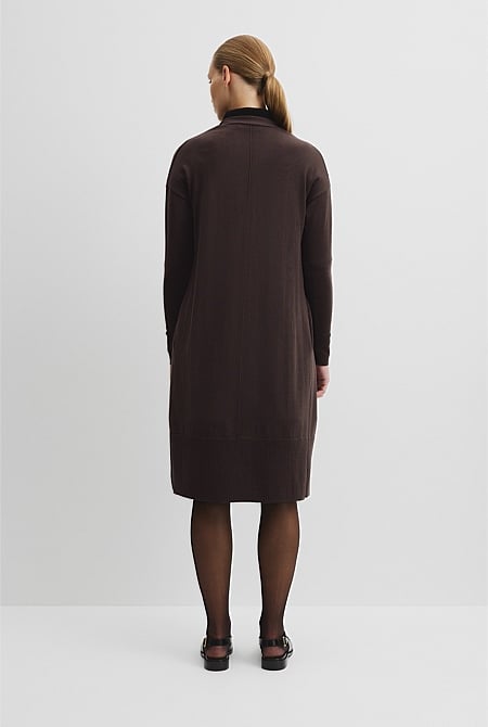 Lightweight Merino Longline Cardigan