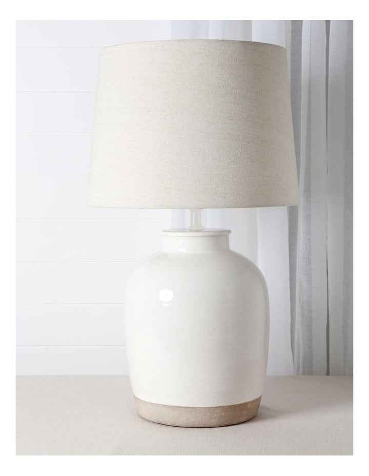 Sorento Ceramic Table Lamp in White