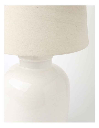 Sorento Ceramic Table Lamp in White