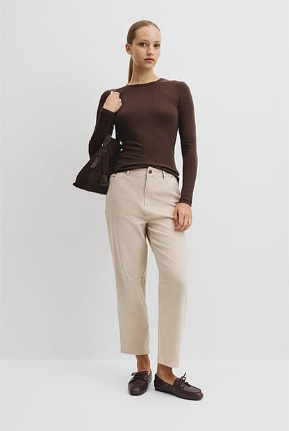 Crop Curve Jean