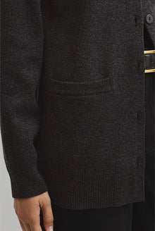 Compact Wool Longline Cardigan