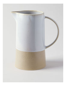 Esperance Wiped Edge Natural Large Jug in Sand