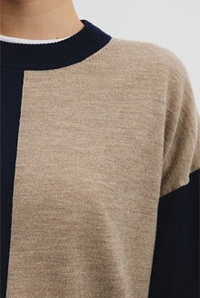 Colour Block Merino Knit