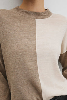 Colour Block Merino Knit