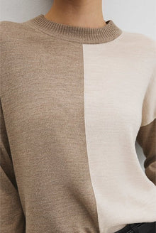 Colour Block Merino Knit