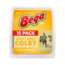 BEGA CHEESE EASY MELT COLBY SLICES 250G