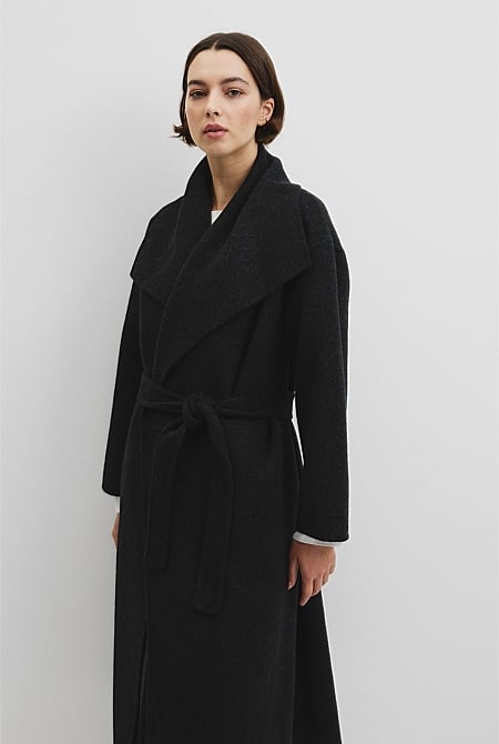 Oversized Wrap Coat