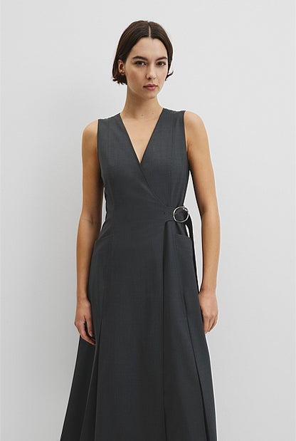 Wool Wrap Dress