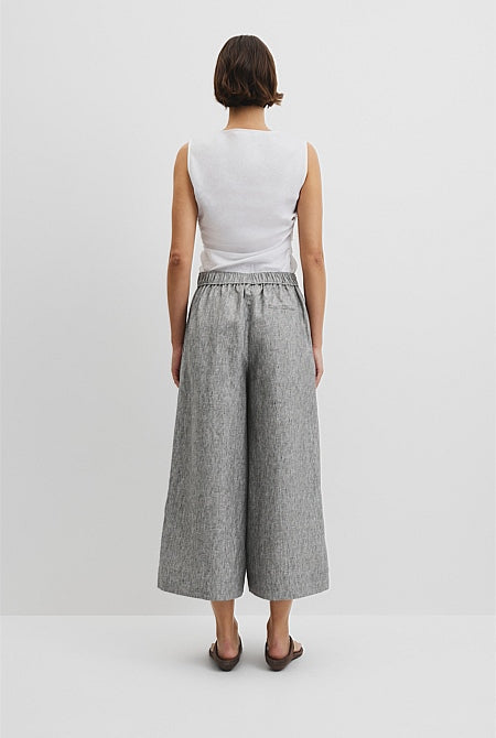 Linen Wide Leg Pant