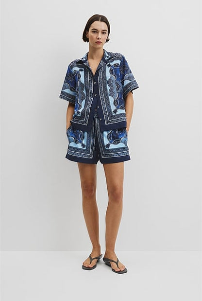 Scarf Print Short
