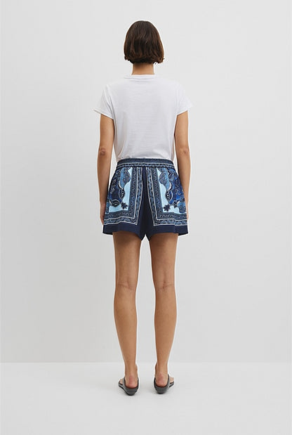 Scarf Print Short