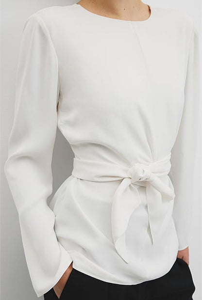 Twist Long Sleeve Blouse