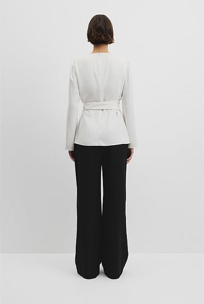 Twist Long Sleeve Blouse