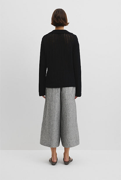 Australian Good Earth Cotton Long Sleeve Tape Knit