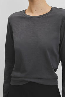 Australian Good Earth Cotton Textured Slub T-Shirt