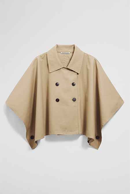 Button Through Cape
