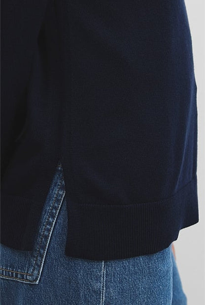 Lightweight Merino Wool V-Neck Knit