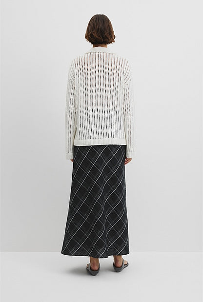 Australian Good Earth Cotton Long Sleeve Tape Knit