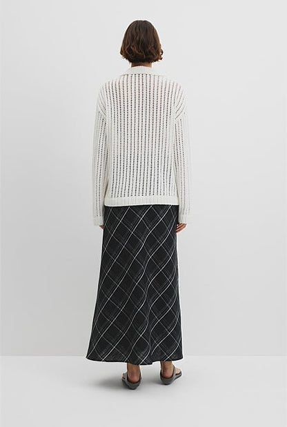 Australian Good Earth Cotton Long Sleeve Tape Knit