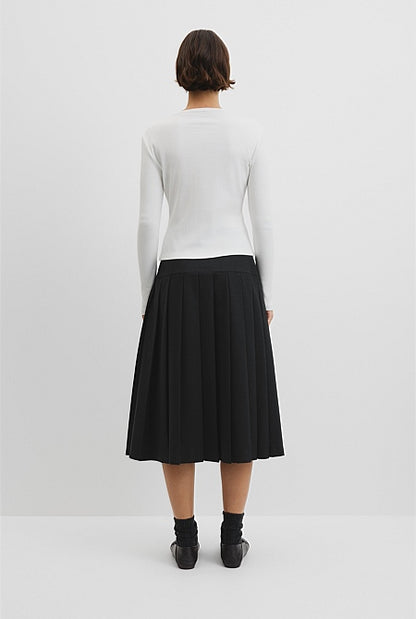 Long Sleeve Button Through Top