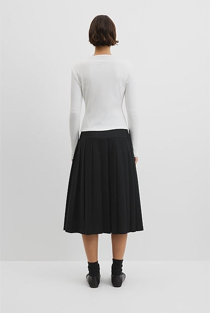 Long Sleeve Button Through Top