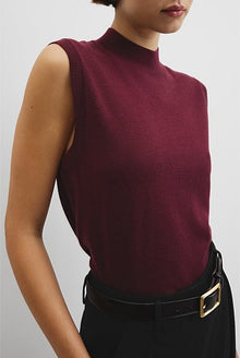 Merino Mock Neck Knit