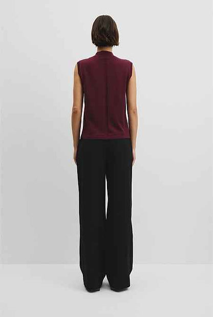 Merino Mock Neck Knit