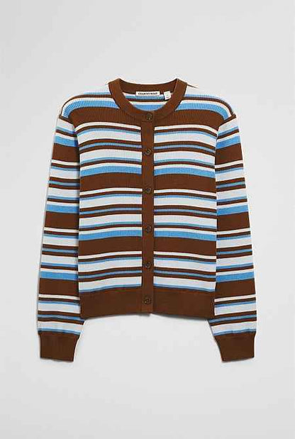 Stripe Knit Cardigan