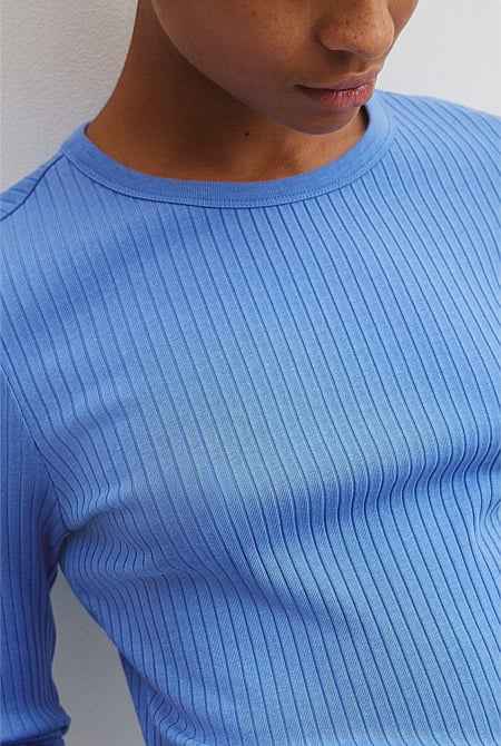 Long Sleeve Rib Top