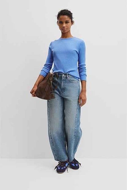 Long Sleeve Rib Top