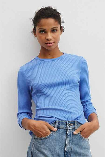Long Sleeve Rib Top